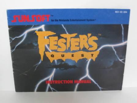 Festers Quest - NES Manual